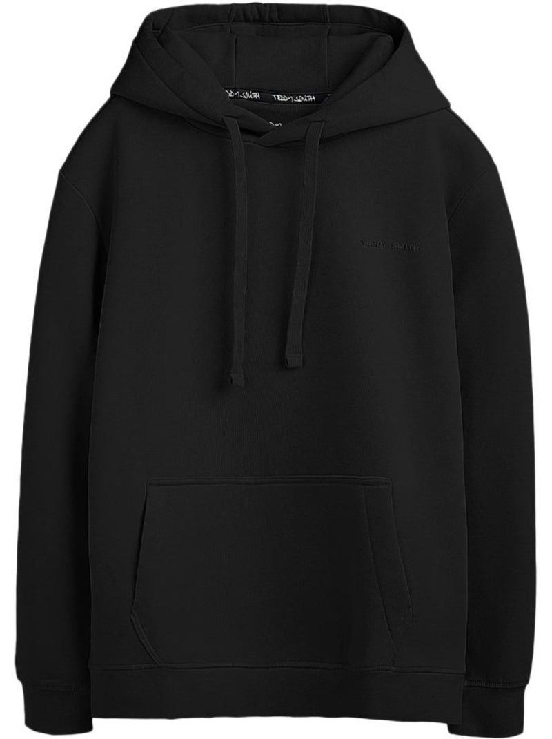 Sweat com capuz teddy smith nark jr para rapaz em preto Preto - Kiabi