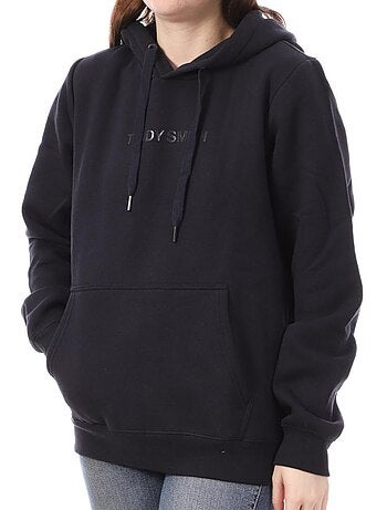 Sweat com Capuz Teddy Smith Soly Azul-Marinho para Mulher