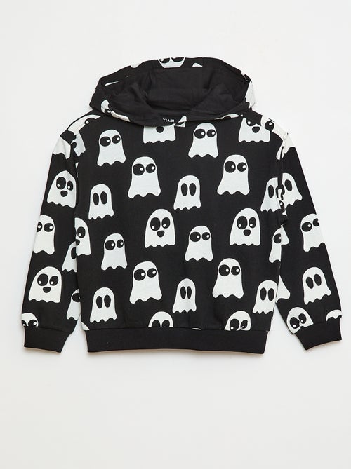 Sweat com capuz temático de 'Halloween' - Kiabi