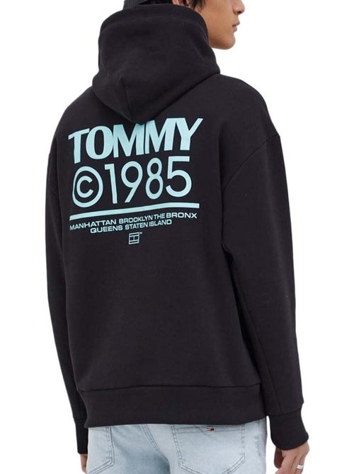 Sweat com capuz tommy hilfiger pop graphic para homem em preto - Kiabi Sweat com capuz tommy hilfiger pop graphic para homem em preto - Kiabi