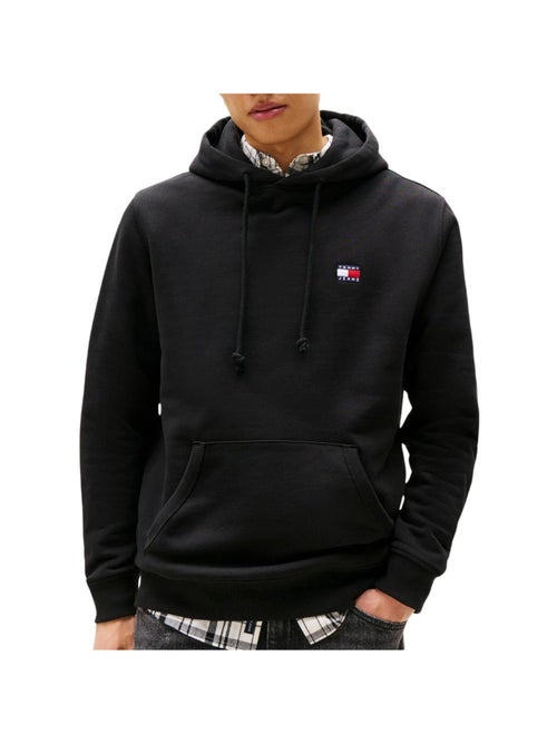 Sweat com capuz tommy hilfiger tjm reg badge para homem em preto - Kiabi Sweat com capuz tommy hilfiger tjm reg badge para homem em preto - Kiabi