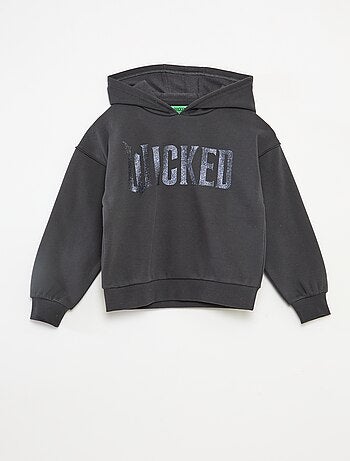 Sweat com capuz 'Universal' 'Wicked' em algodão liso