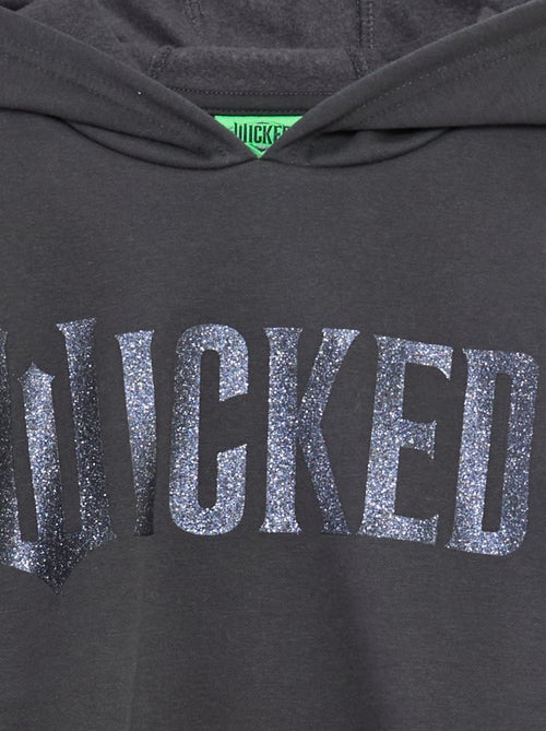 Sweat com capuz 'Universal' 'Wicked' em algodão liso - Kiabi