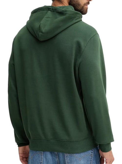 Sweat com capuz verde para homem calvin klein jeans micro badge - Kiabi Sweat com capuz verde para homem calvin klein jeans micro badge - Kiabi