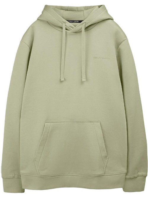 Sweat com capuz verde para homem teddy smith nark - Kiabi