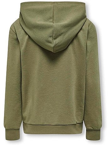 Sweat com Capuz Verde para Menina Kids ONLY Kogrosa