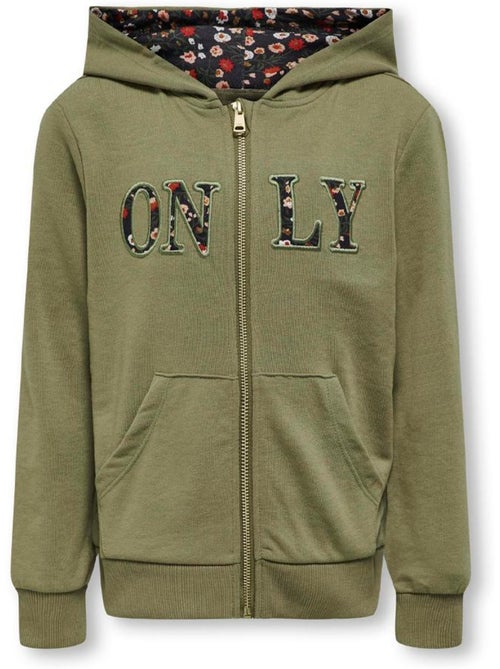 Sweat com capuz verde para menina kids only kogrosa - Kiabi Sweat com capuz verde para menina kids only kogrosa - Kiabi