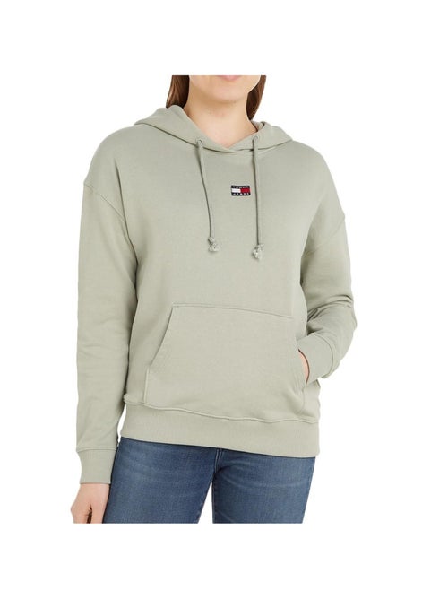 Sweat com Capuz Verde para Mulher Tommy Hilfiger Badge - Kiabi Sweat com Capuz Verde para Mulher Tommy Hilfiger Badge - Kiabi