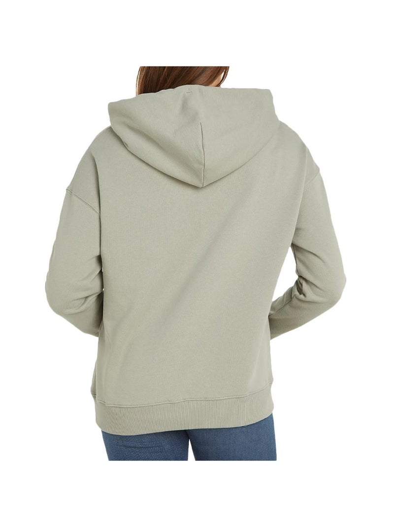Sweat com Capuz Verde para Mulher Tommy Hilfiger Badge Verde - Kiabi