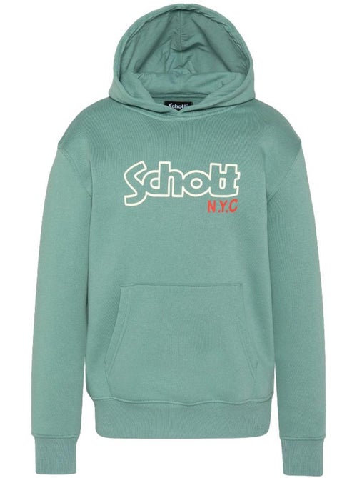 Sweat com Capuz Verde para Rapaz Schott Sidney - Kiabi Sweat com Capuz Verde para Rapaz Schott Sidney - Kiabi