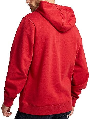 Sweat com capuz vermelho guess essential para homem