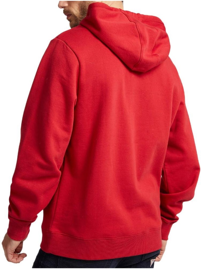 Sweat com capuz vermelho guess essential para homem Vermelho - Kiabi
