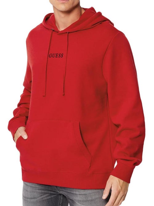 Sweat com capuz vermelho guess roy para homem - Kiabi Sweat com capuz vermelho guess roy para homem - Kiabi