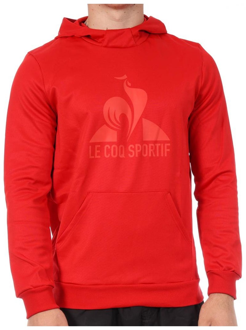 Sweat com Capuz Vermelho para Homem Le Coq Sportif Vermelho - Kiabi