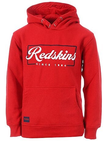 Sweat com Capuz Vermelho para Rapaz Redskins