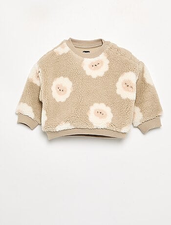 Sweat com efeito de carneiro
