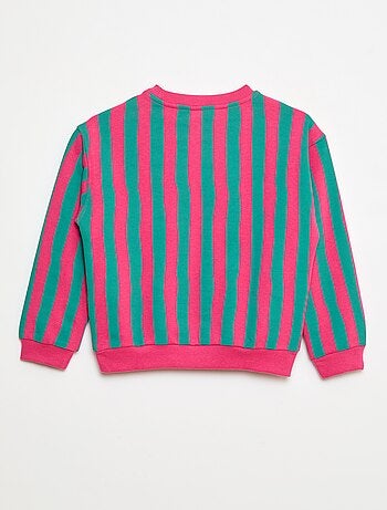 Sweat com estampado e mensagem 'sisters'