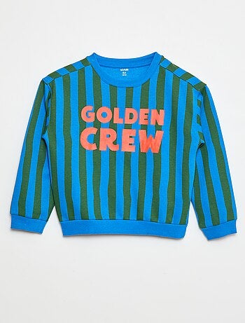 Sweat com estampado em algodão