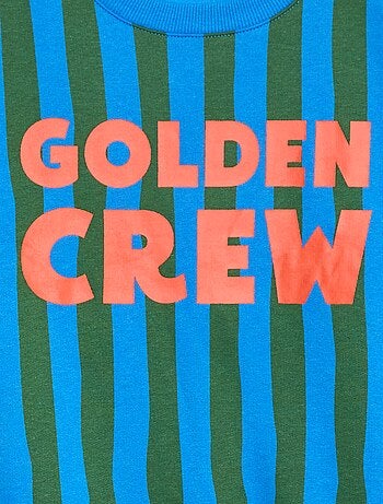 Sweat com estampado em algodão