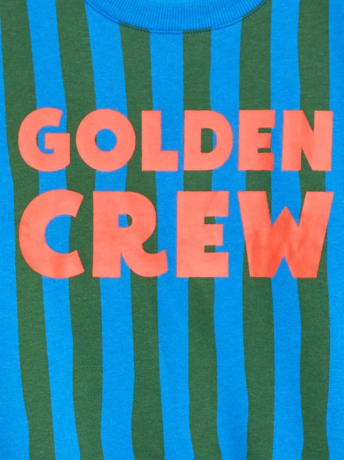 Sweat com estampado em algodão - Kiabi