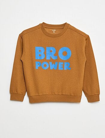 Sweat com estampado em algodão