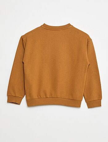 Sweat com estampado em algodão