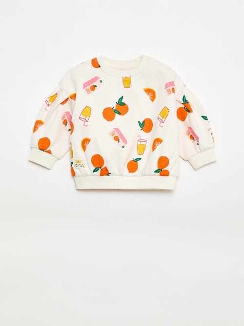 Sweat com estampado fantasia - Grafik Edition - Kiabi