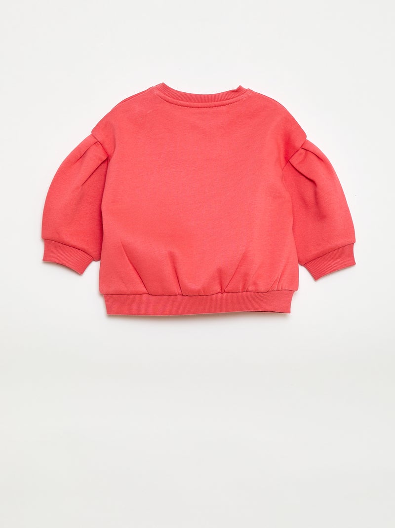 Sweat com estampado fantasia - Grafik Edition Vermelho - Kiabi