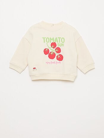 Sweat com estampado fantasia