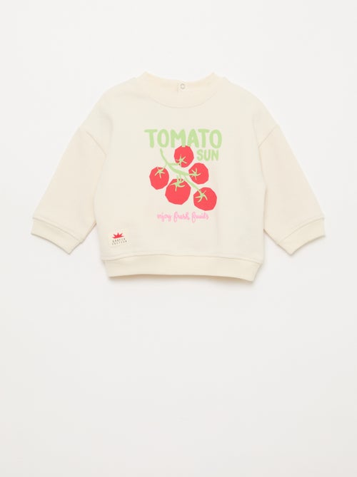 Sweat com estampado fantasia - Kiabi