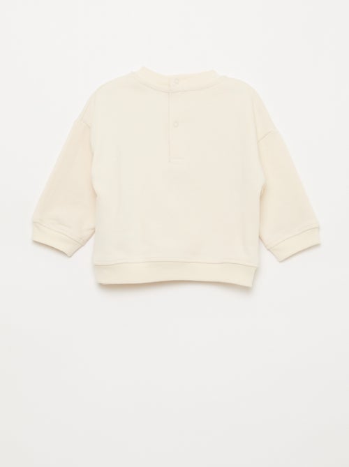 Sweat com estampado fantasia - Kiabi