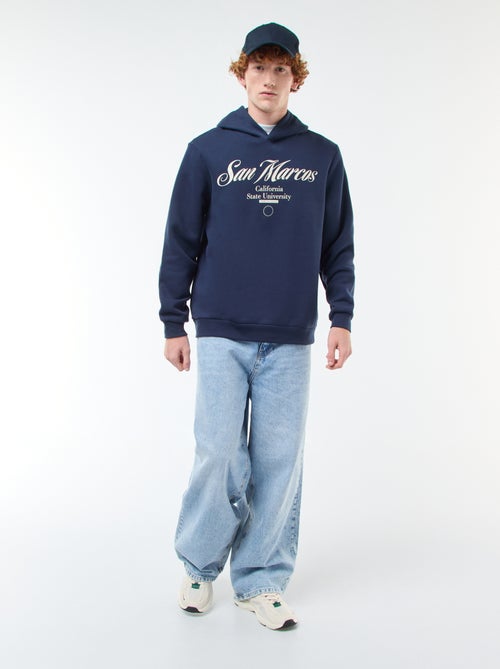 Sweat com estampado fantasia em algodão liso - Kiabi