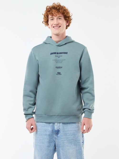 Sweat com estampado fantasia em algodão liso - Kiabi