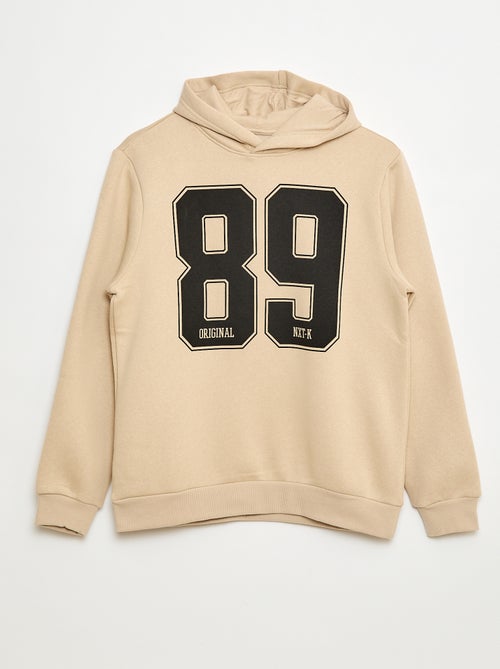 Sweat com estampado fantasia em algodão liso - Kiabi