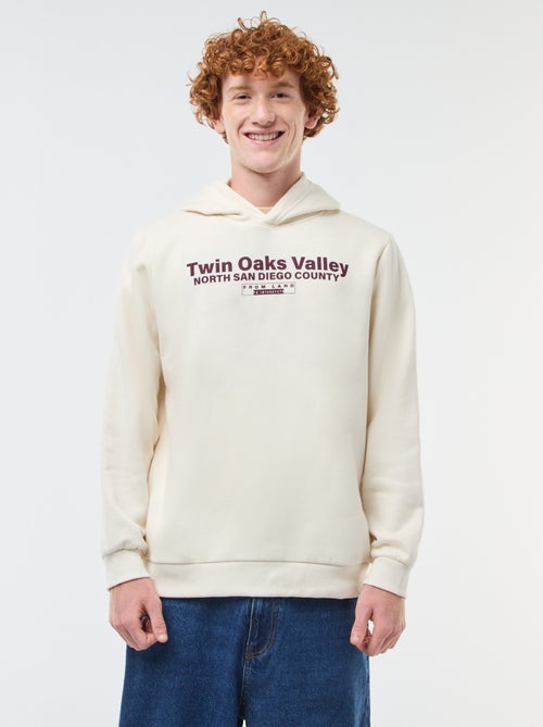 Sweat com estampado fantasia em algodão liso - Kiabi