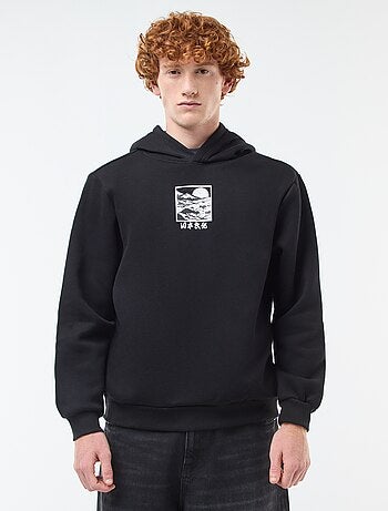Sweat com estampado fantasia em algodão liso