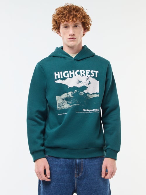 Sweat com estampado fantasia em algodão liso - Kiabi