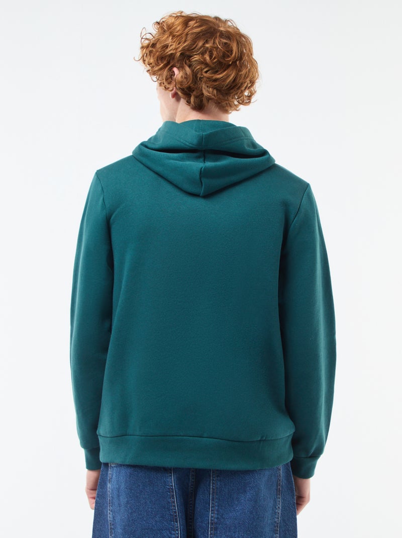 Sweat com estampado fantasia em algodão liso Verde - Kiabi