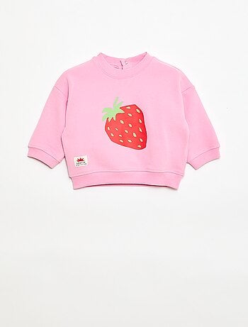 Sweat com estampado fantasia