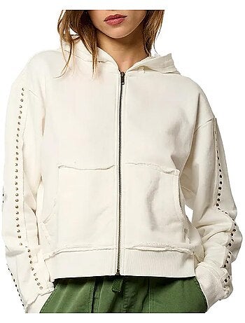 Sweat com Fecho Branco para Mulher Kaporal VITRAE