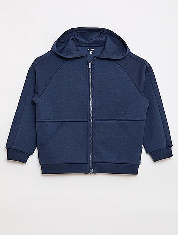 Sweat com fecho e capuz - coleção fácil de vestir