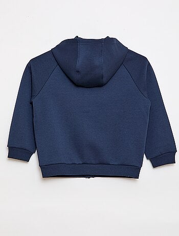 Sweat com fecho e capuz - coleção fácil de vestir