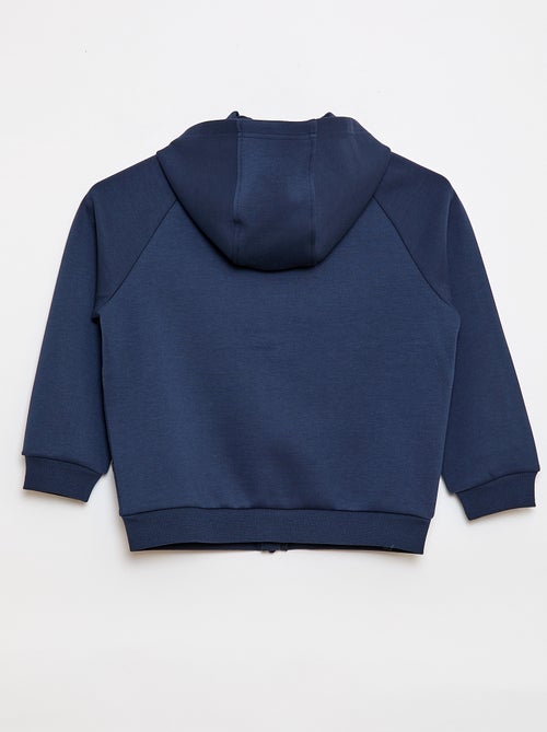 Sweat com fecho e capuz - coleção fácil de vestir - Kiabi Sweat com fecho e capuz - coleção fácil de vestir - Kiabi