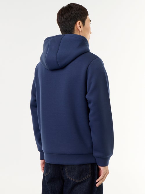 Sweat com fecho e capuz de neopreno - Kiabi