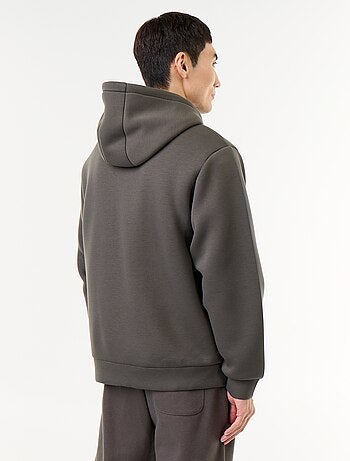 Sweat com fecho e capuz de neopreno