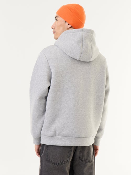 Sweat com fecho e capuz de neopreno - Kiabi