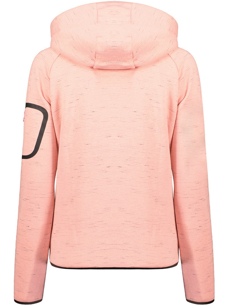 Sweat com fecho e capuz fanatic – canadian peak Azul gelado - Kiabi
