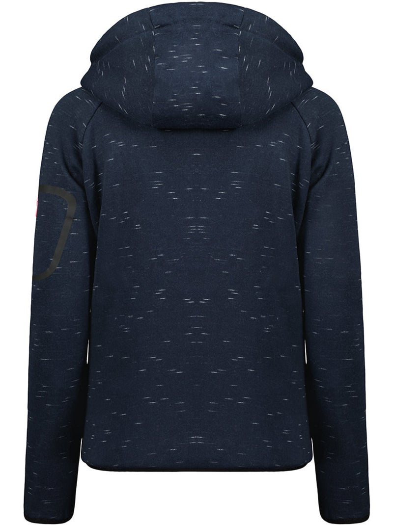 Sweat com fecho e capuz fanatic – canadian peak Azul-marinho - Kiabi