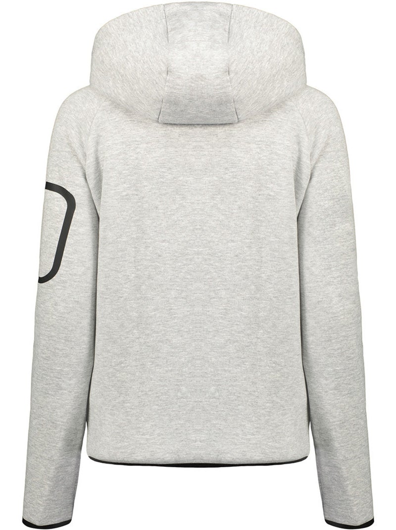 Sweat com fecho e capuz fanatic – canadian peak Cinza claro - Kiabi