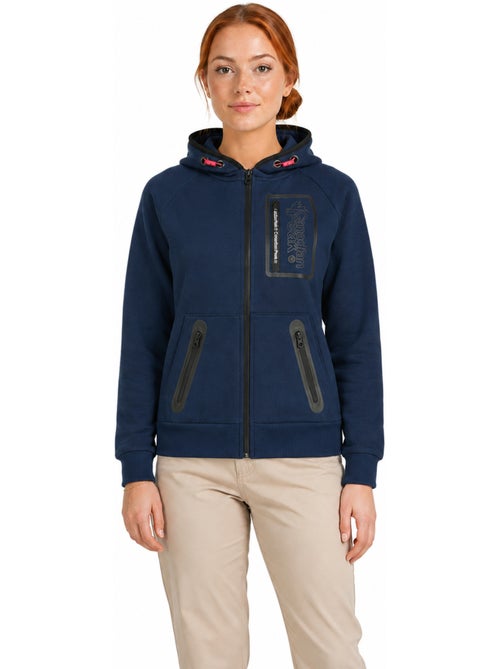 Sweat com fecho e capuz forrado fonaldeak – canadian peak - Kiabi Sweat com fecho e capuz forrado fonaldeak – canadian peak - Kiabi